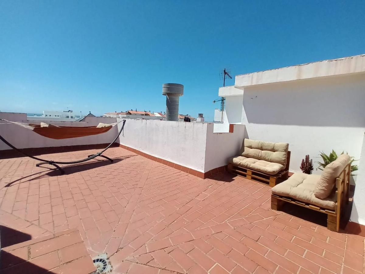 Cozy Central Studio With Terrace Tarifa Exterior foto