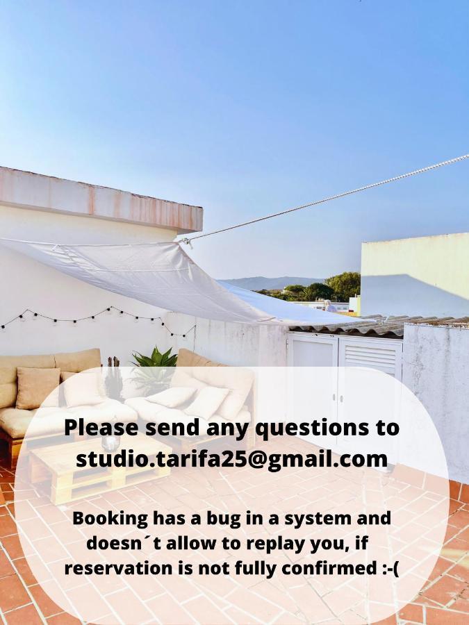 Cozy Central Studio With Terrace Tarifa Exterior foto